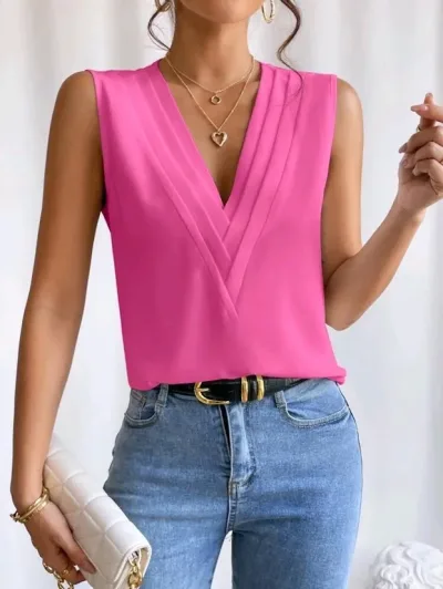 Blusa para dama sin mangas