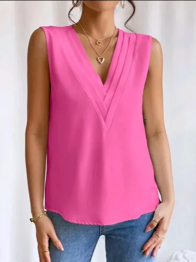 Blusa para dama sin mangas