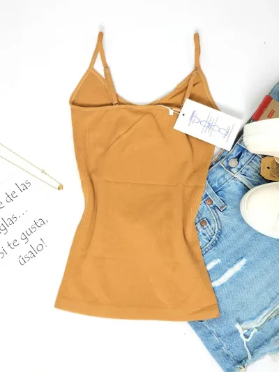 Blusa para dama reductora color café
