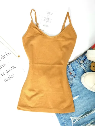 Blusa para dama reductora color café