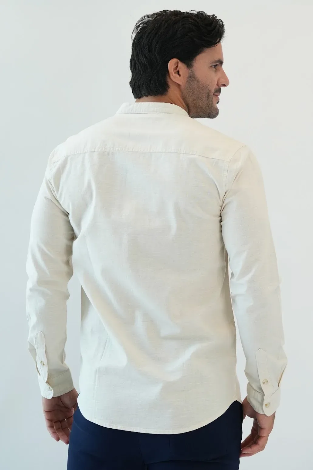 Camisa Hummer para caballero color beige