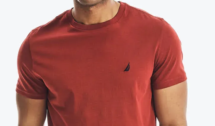 Camiseta Nautica para caballero color vino