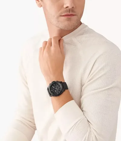 Reloj Fossil para caballero color gris oscuro