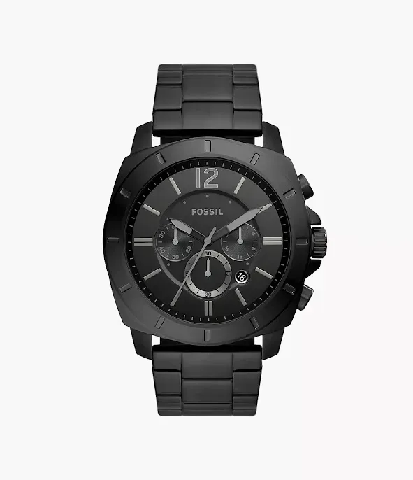 Reloj Fossil para caballero color gris oscuro