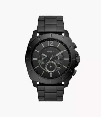 Reloj Fossil para caballero color gris oscuro