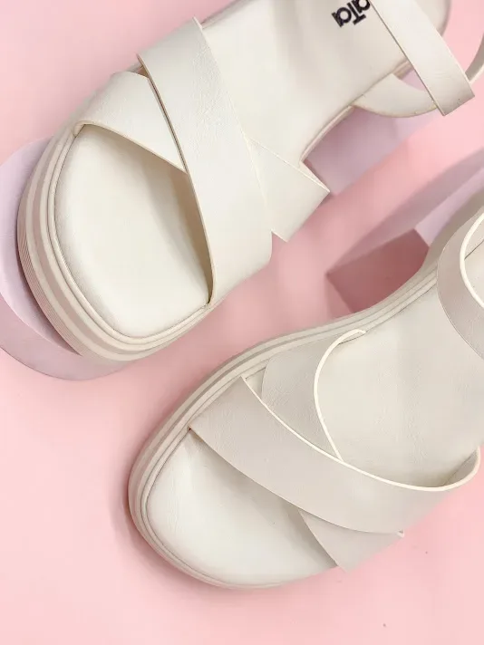 Sandalias Sabata para dama porto-2433 OFF WHITE
