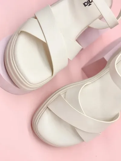 Sandalias Sabata para dama porto-2433 OFF WHITE