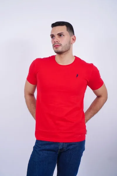 Camiseta Cambridge Polo Club para caballero color rojo