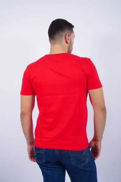 Camiseta Cambridge Polo Club para caballero color rojo