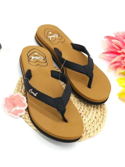 Sandalias Bora bora black Coral para dama