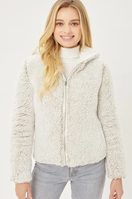 Jacket reversible para dama color blanco y rosa
