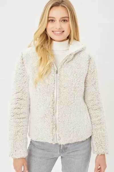 Jacket reversible para dama color blanco y rosa