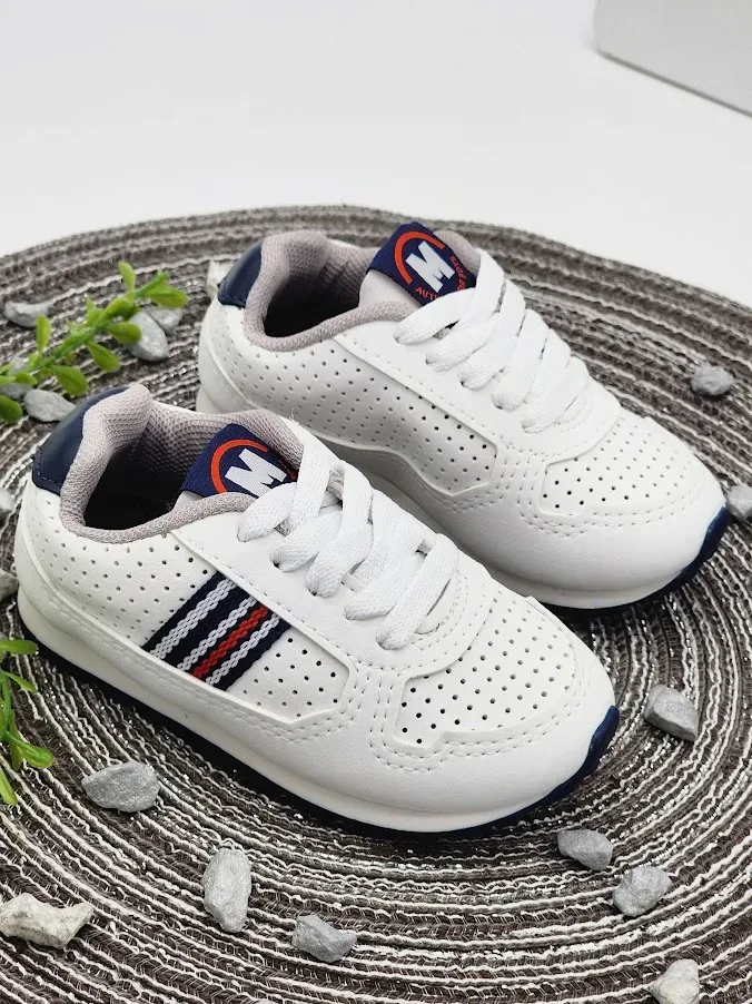 Tenis Molekinho para niño color blanco