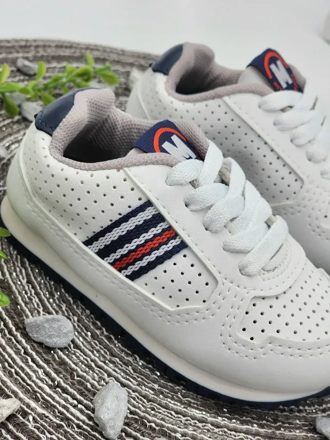 Tenis Molekinho para niño color blanco