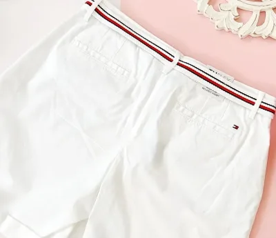 Short Tommy Hilfiger para dama color blanco