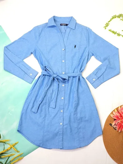 Vestido Cambridge Polo Club para dama color azul