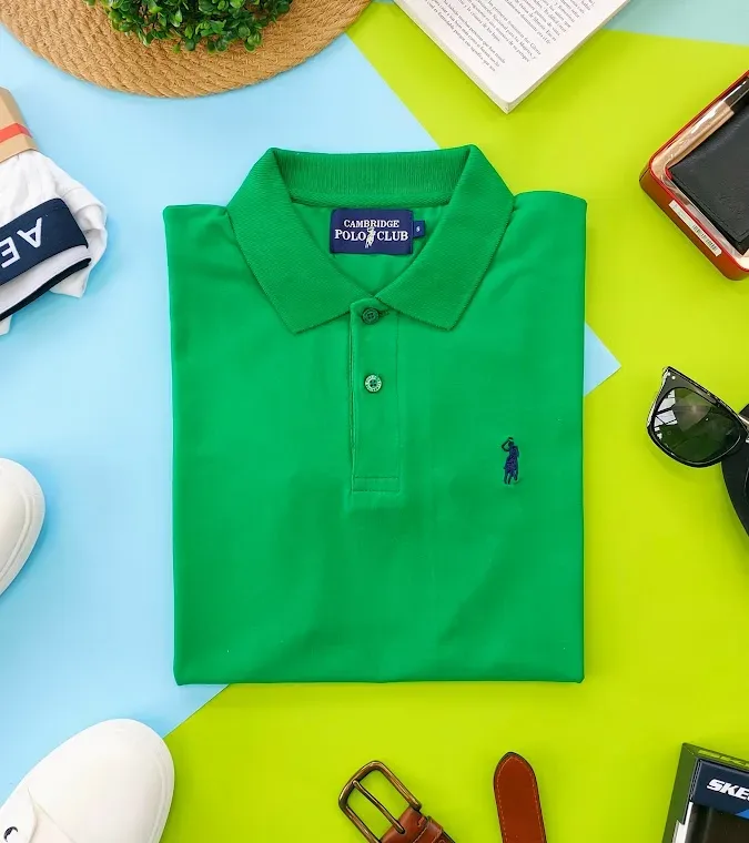 Camiseta Cambrige Polo Club para caballero color verde