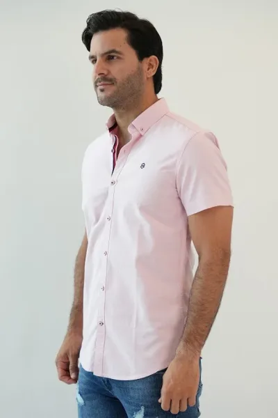 Camisa Hummer para caballero color Rosado
