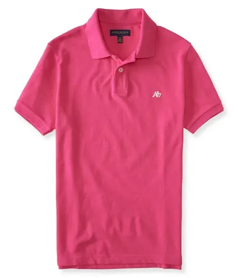 Camiseta Aeropostale para caballero, color fucsia