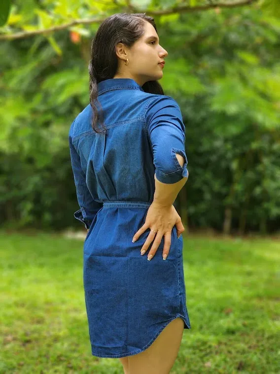 Vestido Cambridge Polo Club para dama color azul