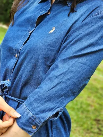 Vestido Cambridge Polo Club para dama color azul