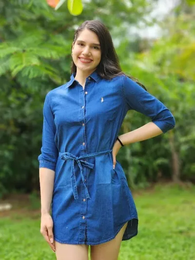 Vestido Cambridge Polo Club para dama color azul