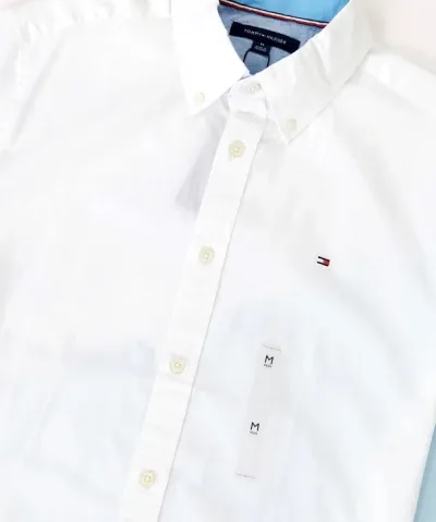 Camisa Tommy Hilfiger para caballero color blanco