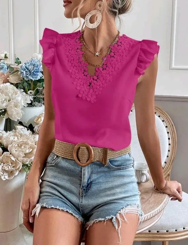 Blusa para dama color fucsia