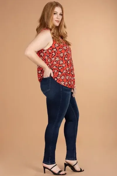 Jeans plus size para dama XP967972 azul oscuro
