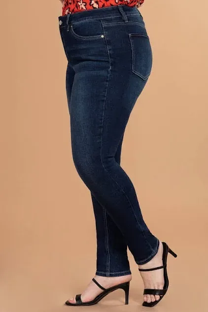 Jeans plus size para dama XP967972 azul oscuro