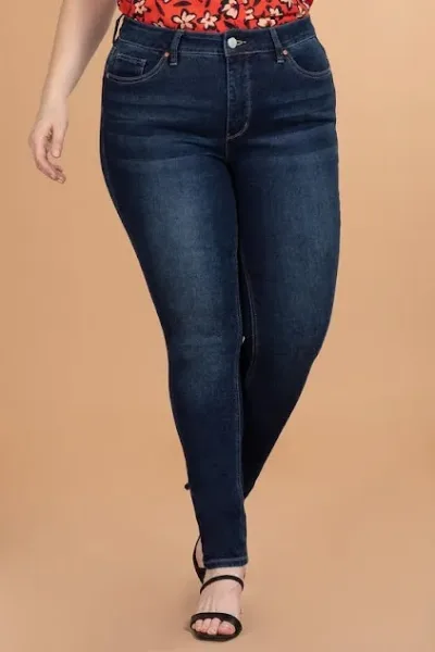 Jeans plus size para dama XP967972 azul oscuro