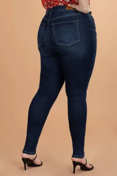 Jeans plus size para dama XP967972 azul oscuro
