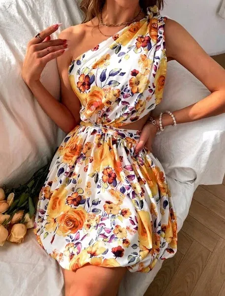 Vestido para dama estampado floral
