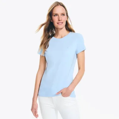 Camiseta Nautica para dama color celeste
