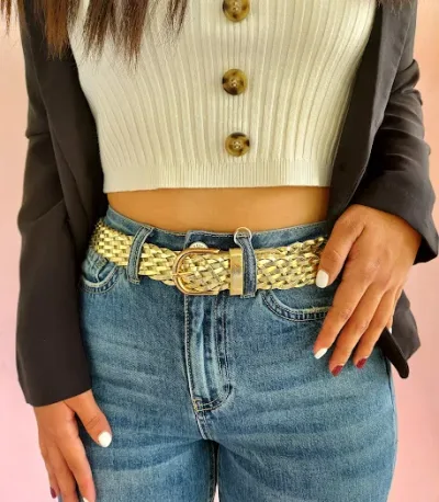 Faja para dama color dorada