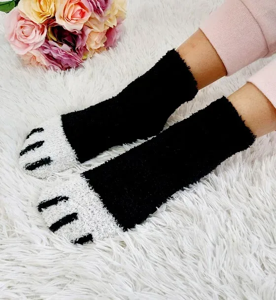 Par de medias para dama diseño de gato