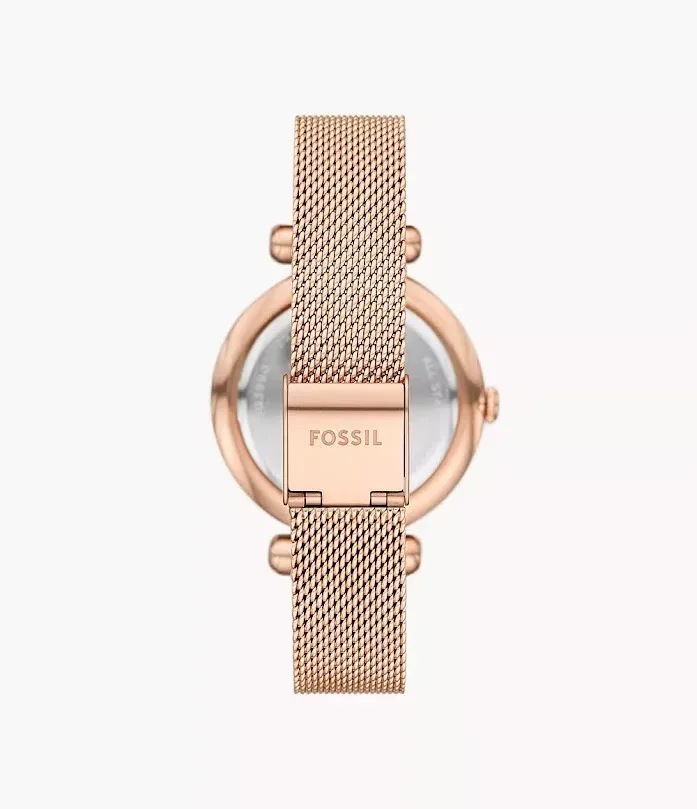 Reloj Fossil color oro rosa para dama