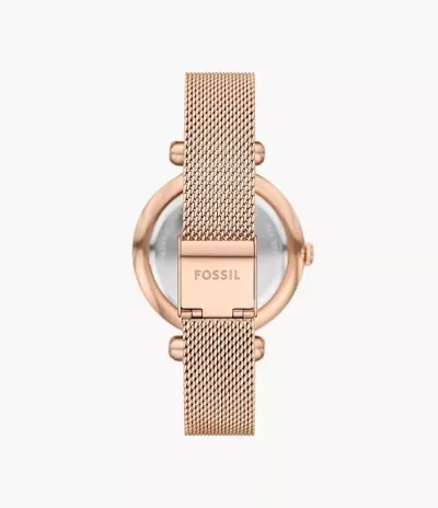 Reloj Fossil color oro rosa para dama