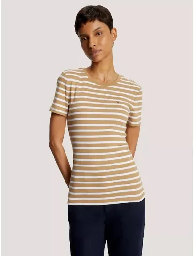 Camiseta Tommy Hilfiger para dama diseño de rayas