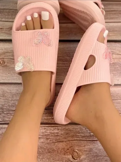 Par de sandalias para dama color rosa
