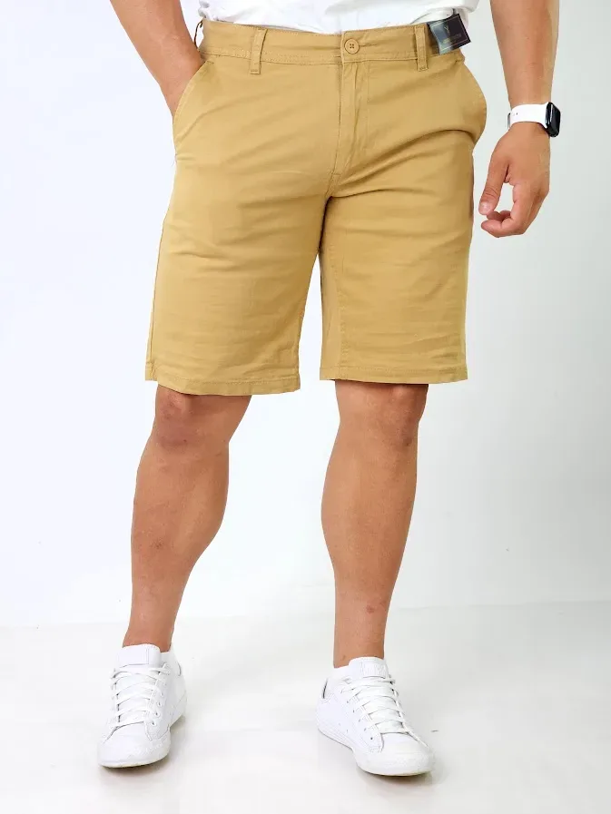 Short Cambridge Polo Club para caballero color café CSHCA-0133