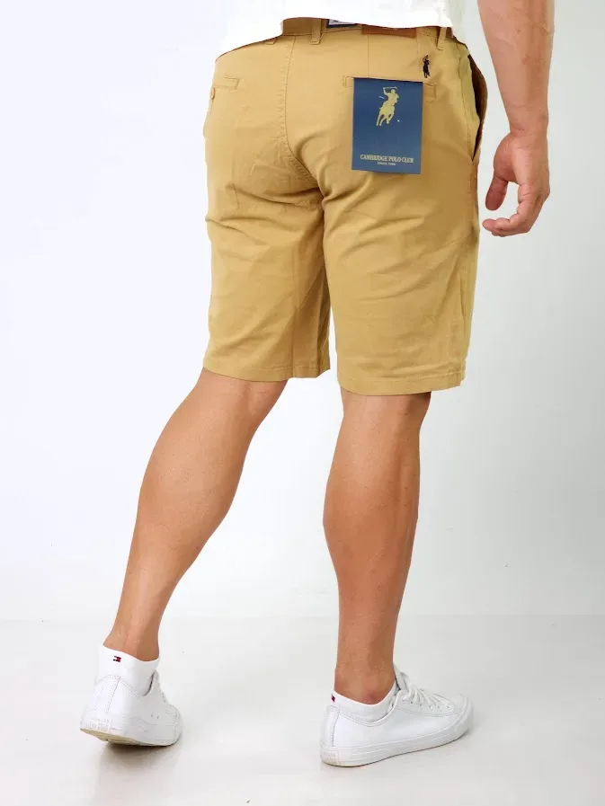 Short Cambridge Polo Club para caballero color café CSHCA-0133