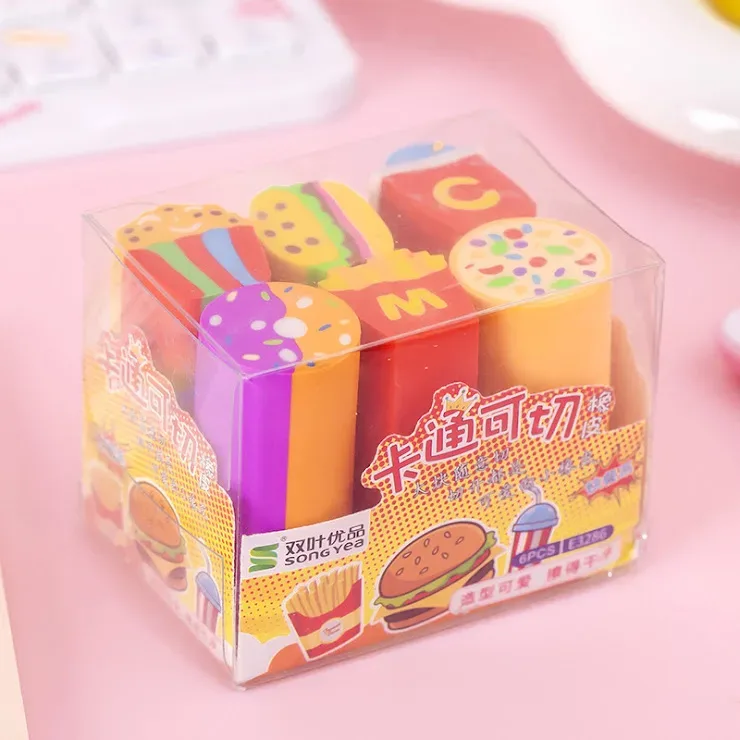 Borradores con diseño de comidas rapidas