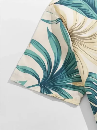 Conjunto para caballero color beige diseño floral