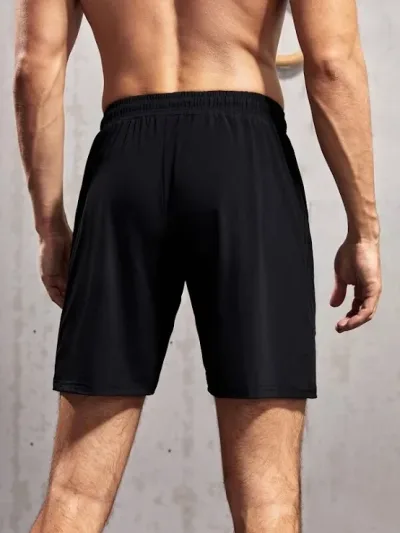 Pantaloneta para caballero color negro