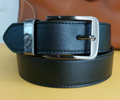 Faja Ecko Unltd para caballero reversible  color negro y café
