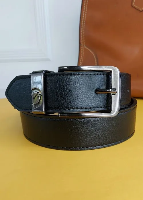 Faja Ecko Unltd para caballero reversible  color negro y café