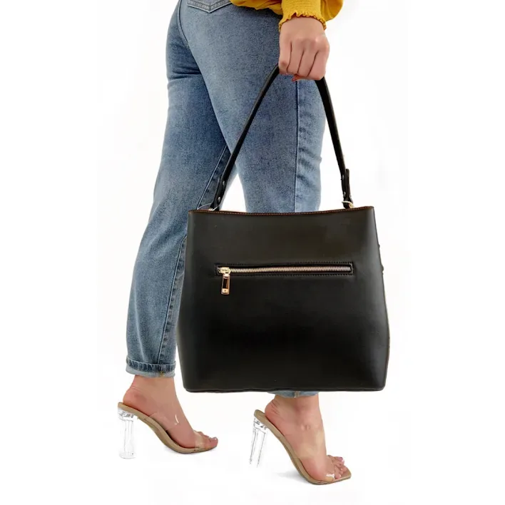 Bolso para color negro, beige y camel