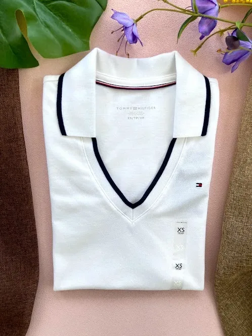 Camiseta Tommy Hilfiger para dama color blanco