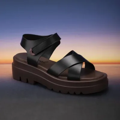 Sandalia Coral para dama Antonia Black Brown
